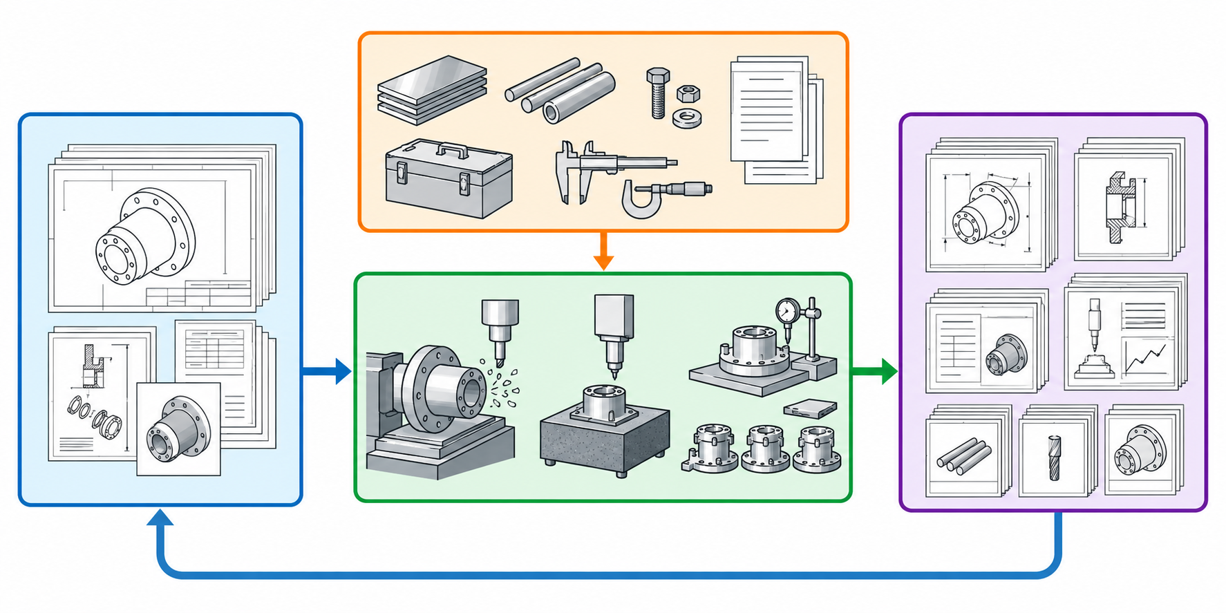 Supplier package elements are assigned as authoritative inputs, regenerated work, context, and returned evidence for a recipient-specific check.